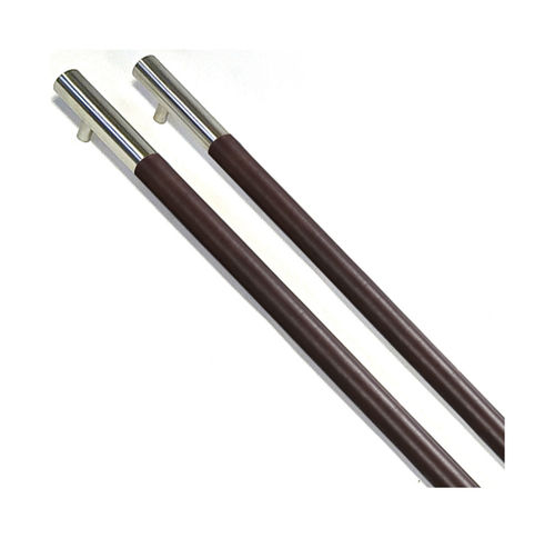 Maniglia a tirante per porta - LEATHER BATON - Philip Watts Design - in acciaio inossidabile / contemporanea