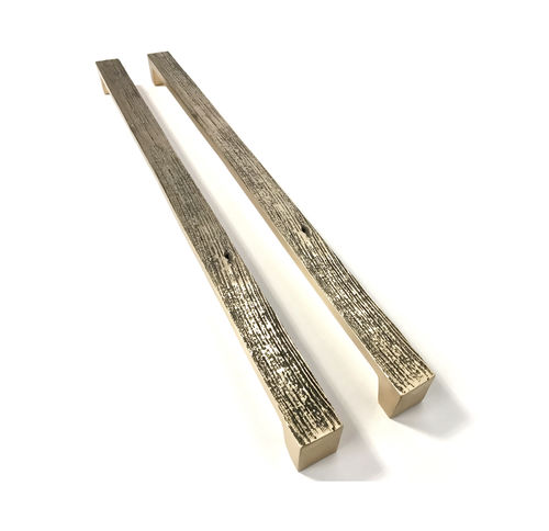 Maniglia per mobile in alluminio - GRAIN 580 - Philip Watts Design - in bronzo / in ottone