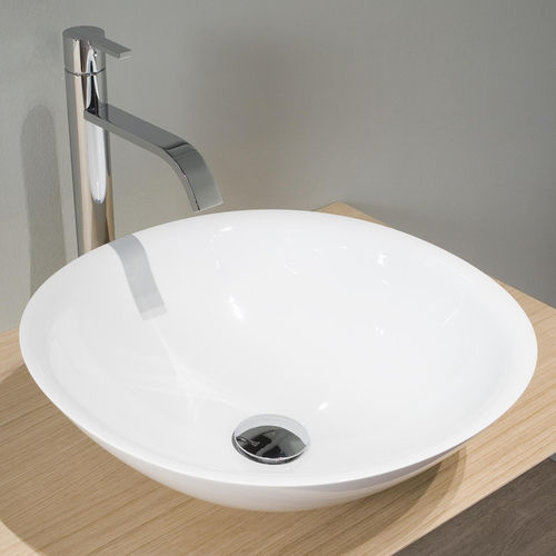 Lavabo da appoggio - SERVO - ANTONIO LUPI - in composito / rotondo / contemporaneo