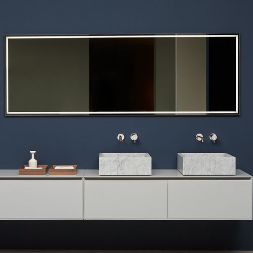 Specchio da bagno a muro - FILA - ANTONIO LUPI - contemporaneo / rettangolare / in alluminio