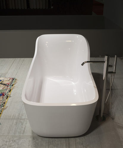 Vasca da bagno da appoggio - WANDA - ANTONIO LUPI - in composito / bianca