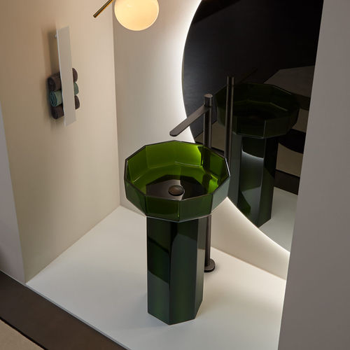 Lavabo autoportante - OPALE - ANTONIO LUPI - in marmo di Carrara / contemporaneo / di Carlo Colombo