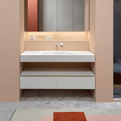 Piano lavabo in Solid Surface - OPENSLOTMOOD - ANTONIO LUPI