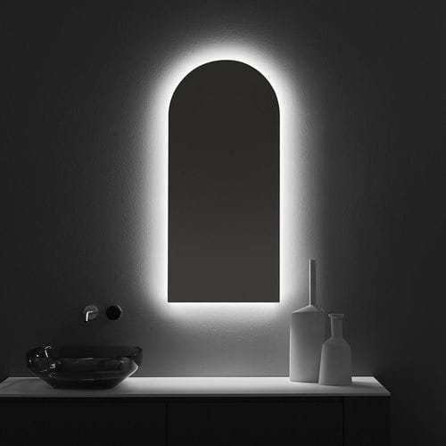 Specchio da bagno a muro - USB - ANTONIO LUPI - contemporaneo / ovale / luminoso