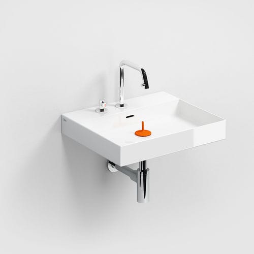 Lavabo sospeso - CL/02.01430 - Clou BV - in ceramica / finitura opaca / lucido