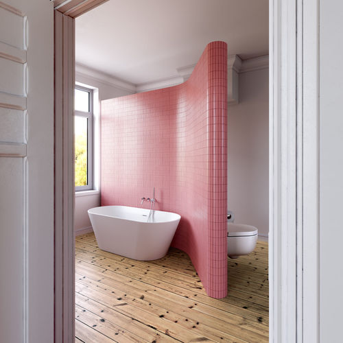 Vasca da bagno ovale - CL/05.70020 - Clou BV - ad isola / per ambiente abitativo / ad uso professionale