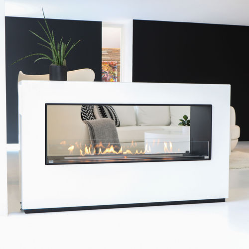 Camino a bioetanolo - Montreal Furniture - Decoflame - da appoggio / da terra / a doppia faccia