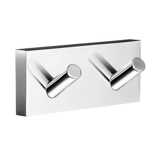 Appendiabiti da parete contemporaneo - H0861007 - HEXOTOL - in ottone cromato / doppio / da bagno