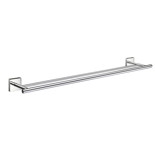 Portasalviette a 2 barre - H0861014 - HEXOTOL - da parete / in ottone cromato / per hotel