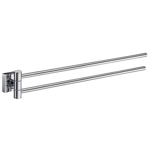 Portasalviette a 2 barre - H0861012 - HEXOTOL - da parete / in ottone cromato / per hotel