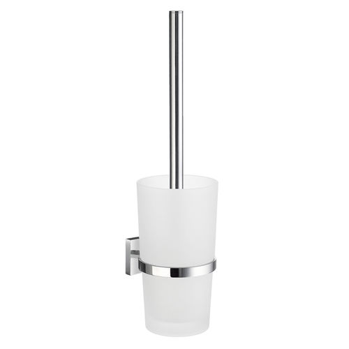 Portascopino per WC in vetro - H0861021 - HEXOTOL - da parete / per hotel