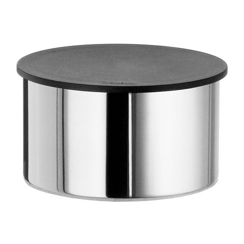 Contenitori portaoggetti in acciaio inossidabile spazzolato - H0864020 - HEXOTOL - con coperchio / per stanza da bagno