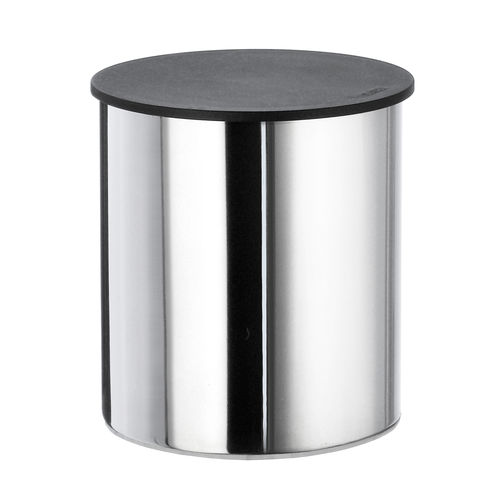Contenitori portaoggetti in acciaio inossidabile spazzolato - H0864021 - HEXOTOL - con coperchio / per stanza da bagno