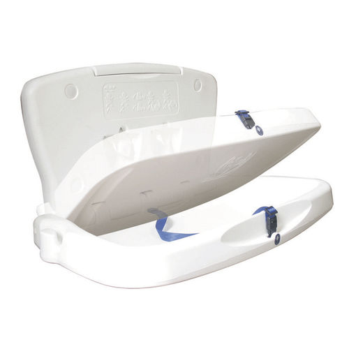 Fasciatoio in polietilene - BABY 1 - HEXOTOL - orizzontale / mobile / contract