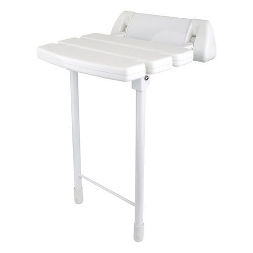 Sedile per doccia ribaltabile - H0434132 - HEXOTOL - da parete / da terra / in ABS