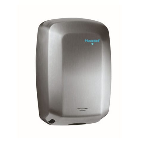 Asciugamani elettrico con aria pulsata - FLOWDRY A210/2 - HEXOTOL - da parete / in acciaio inossidabile / in ABS