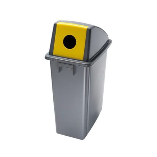 Portarifiuti pubblico - H0599313J - HEXOTOL - per raccolta differenziata / in polipropilene / con coperchio