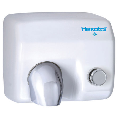 Asciugamani elettrico a pulsante - A165 - HEXOTOL - da parete / in acciaio / epossidico