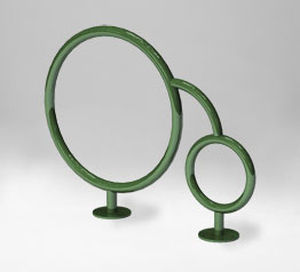 Rastrelliera per biciclette a pavimento - HIGHWHEELER™ - Madrax/Thomas Steele - design originale / per spazi pubblici / in acciaio