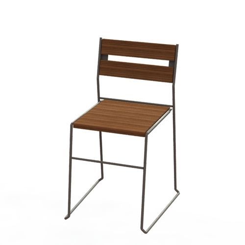 Sedia contemporanea - VILAS - Madrax/Thomas Steele - da esterno / in ipè / in plastica riciclata