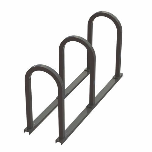 Rastrelliera per biciclette a pavimento - 'U' - Madrax/Thomas Steele - per spazi pubblici / in acciaio galvanizzato / in acciaio con rivestimento a polvere