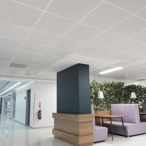 Controsoffitto in acciaio galvanizzato - AP 102 - Apton Partitioning Limited - a quadrotte / per ufficio / per soggiorno