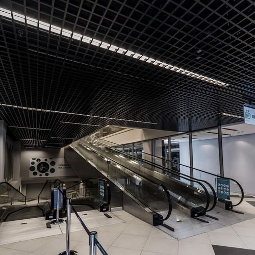 Controsoffitto in alluminio - AP104 - Apton Partitioning Limited - a quadrotte / da interno / modulare