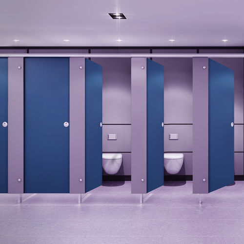 Cabina per bagni pubblici in HPL - Apton Partitioning Limited - per toilette / per interni