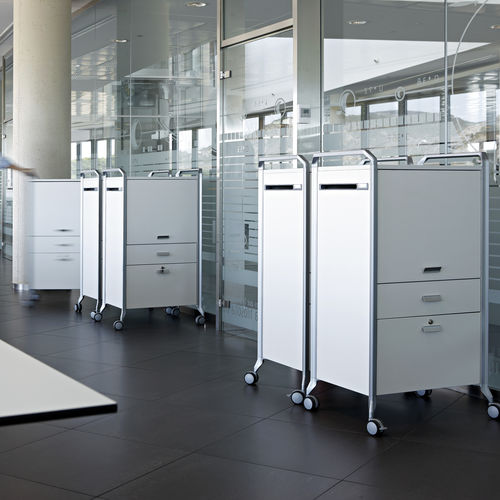 Carrello di servizio - ON TIME - Actiu - contract / in metallo