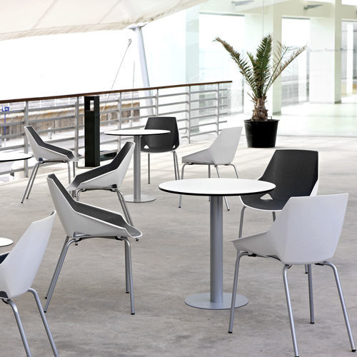 Sedia visitatore in stile - VIVA - Actiu - da interno / in plastica / con supporto in metallo