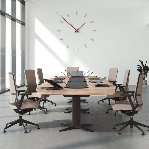 Sedia da ufficio contemporanea - TNK 500 - Actiu - da interno / in tessuto / in alluminio