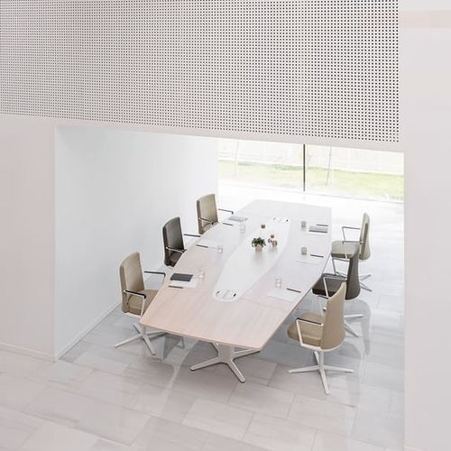 Scrivania direzionale - POWER - Actiu - da terra / individuale / contemporanea