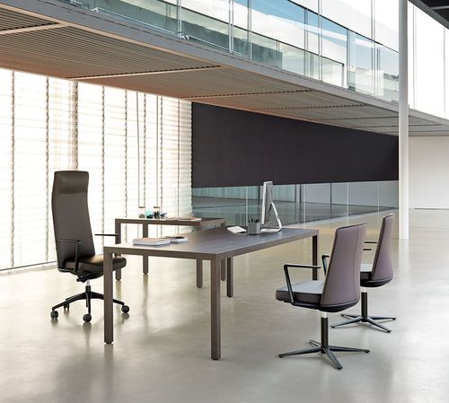 Tavolo da riunione contemporaneo - PRISMA - Actiu - in legno / rettangolare / professionale