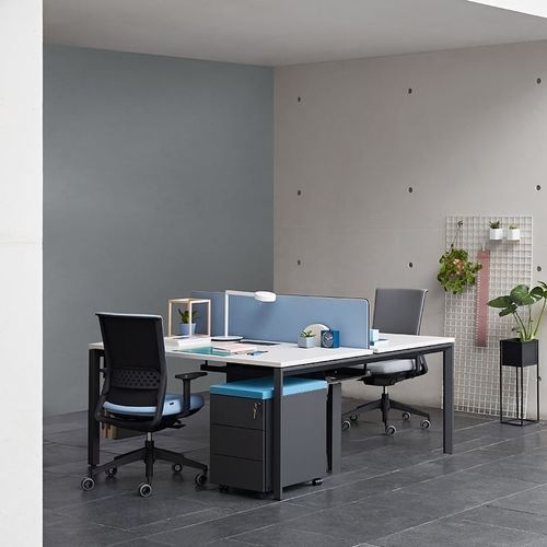 Scrivania da terra - VITAL PLUS  - Actiu - da 2 persone / contemporanea / in alluminio