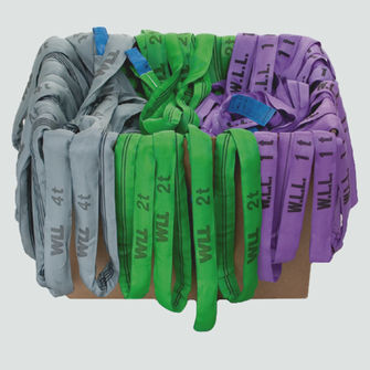 Cordino anticaduta con cinghia - POLYTEX® ROUND SLING SETS 1 T–4 T - PFEIFER