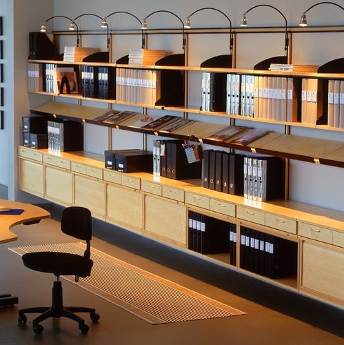 Armadio classificatore alto - AB HYLLTEKNIK - da parete / in laminato / contemporaneo