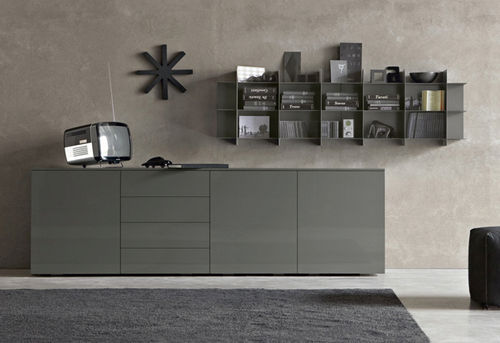 Credenza contemporanea - LINE  - Le Monde Wood - in legno / in legno laccato