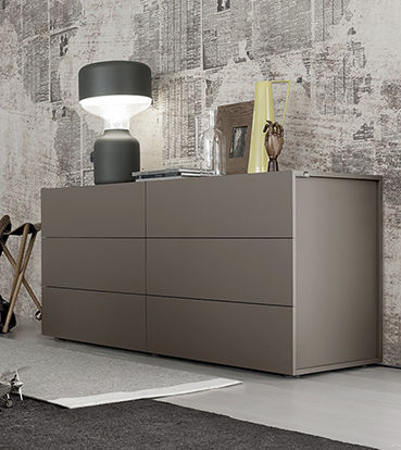 Cassettone contemporaneo - LASER - Le Monde Wood - in legno / in legno laccato / non specificato