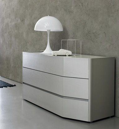 Cassettone contemporaneo - ERGO - Le Monde Wood - in legno / non specificato / bianco