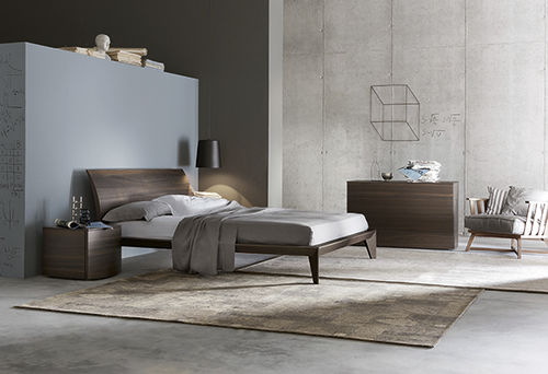 Letto matrimoniale - PRINCE - Le Monde Wood - contemporaneo / in legno