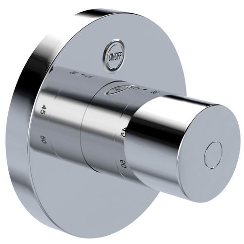 Miscelatore da doccia - LINO: 120.641.11 - HighTech Design Products AG - da parete / elettronico / in metallo cromato