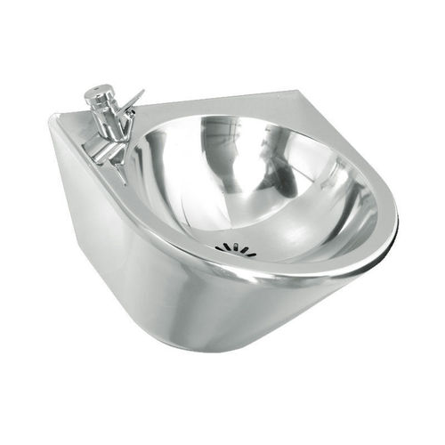 Fontanella da parete - RIGA 400T: CONT04210210338 - HighTech Design Products AG - da interno / in acciaio inossidabile