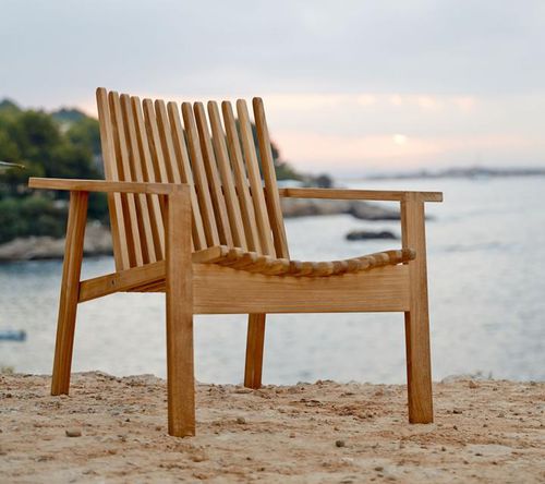 Poltrona contemporanea - AMAZE : 4402 - Cane-line A/S - in teak / in teak / da giardino