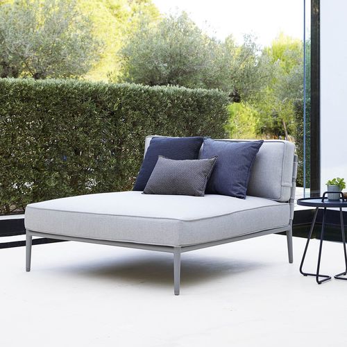 Dormeuse contemporanea - CONIC : 8538 - Cane-line A/S - in tessuto / da giardino