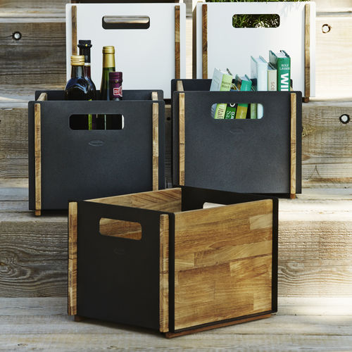 Contenitori portaoggetti in legno - BOX : 5780 - Cane-line A/S - in alluminio