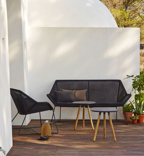 Divano contemporaneo - BREEZE : 5567 - Cane-line A/S - da giardino / in resina intrecciata / con braccioli