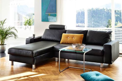 Dormeuse contemporanea - E200  - Ekornes - in tessuto / in pelle / contract