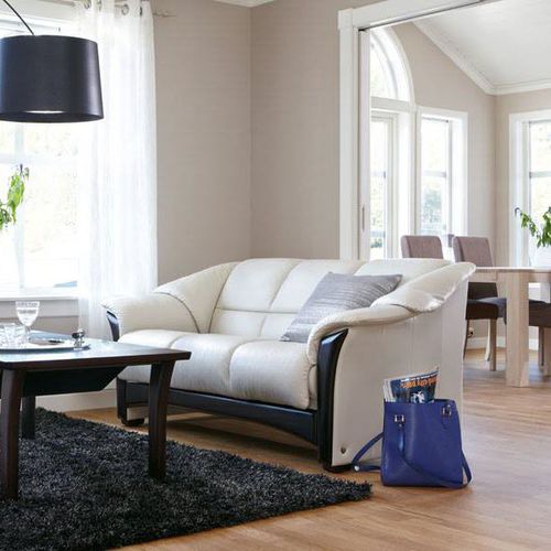 Divano classico - OSLO - Ekornes - in tessuto / in pelle / reclinabile