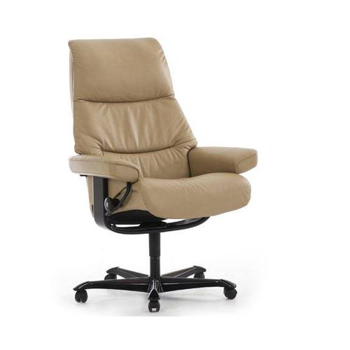 Poltrona da ufficio contemporanea - VIEW  - Ekornes - in pelle / in tessuto / reclinabile