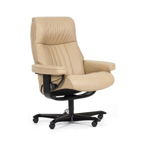 Poltrona da ufficio contemporanea - CROWN - Ekornes - in pelle / in tessuto / reclinabile